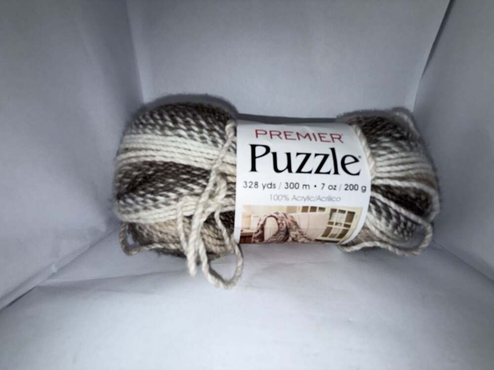 Premier Yarns Puzzle Bulky #5 Acrylic Yarn in Crossword 1050-03